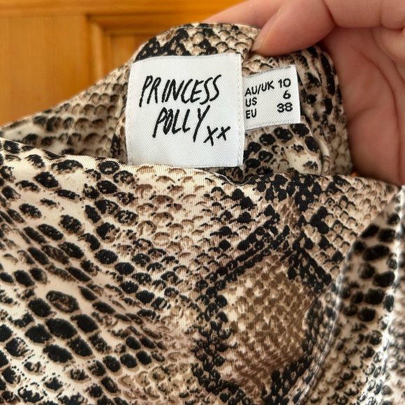 Princess Polly Vinny Snakeskin Print Bodysuit - Picture 5 of 6
